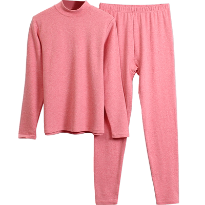 莱卡毛刷中厚色织棉绒半高领