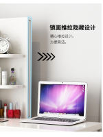 The small bedroom mirror of the dressing table can be hidden. It is a modern, simple and light luxury girl's dressing table, storage cabinet and desk are integrated thumbnail 2