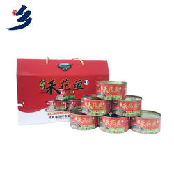 海洋坪香辣全州禾花鱼200g*6罐/礼盒全州特产