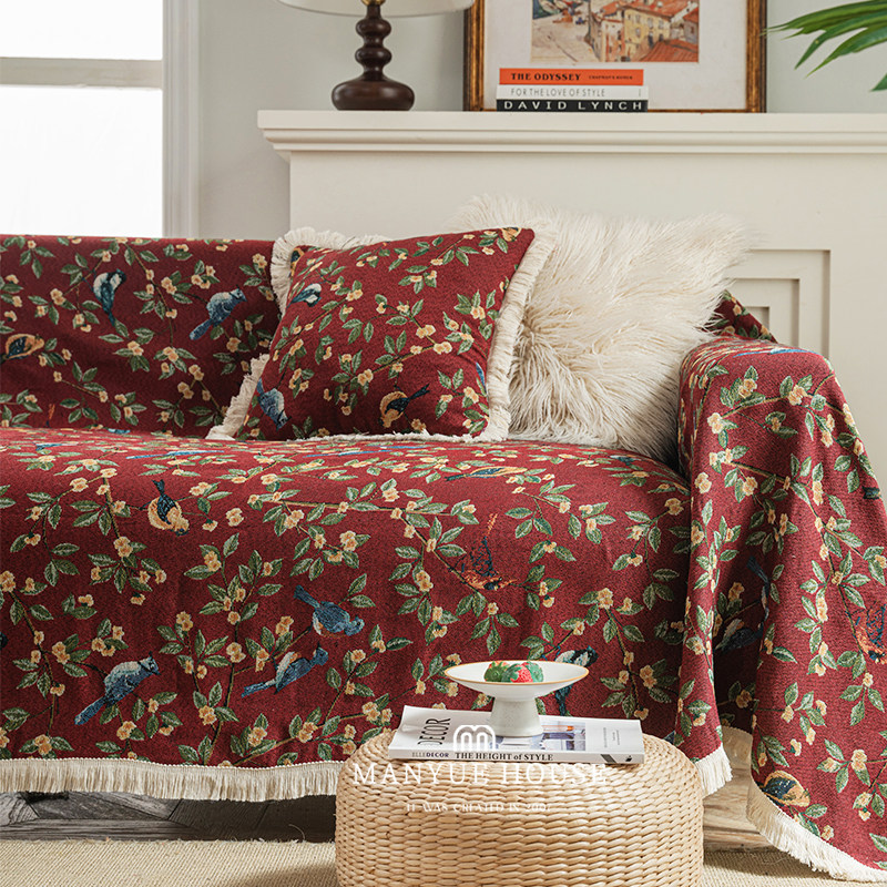 蔓越家 沙发巾沙发套罩沙发垫子坐垫防猫抓一片式全包民宿风棉麻,居家布艺,沙发套,淘宝优惠券,粉丝福利购,淘宝优惠卷