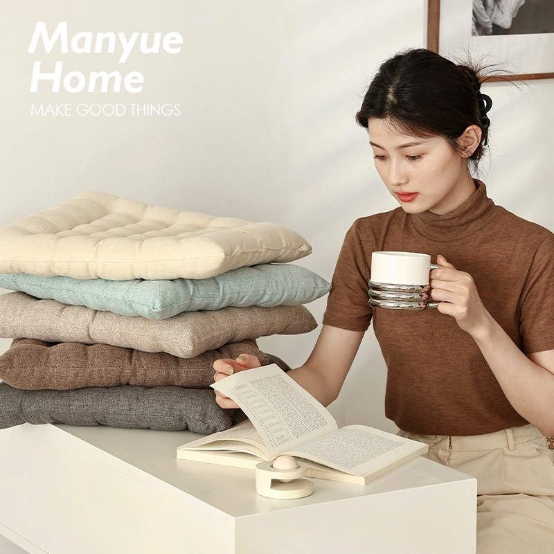 蔓越家 文艺复古布艺坐垫简约客厅餐椅垫榻榻米坐垫板凳垫,居家布艺,椅垫,淘宝优惠券,粉丝福利购,淘宝优惠卷