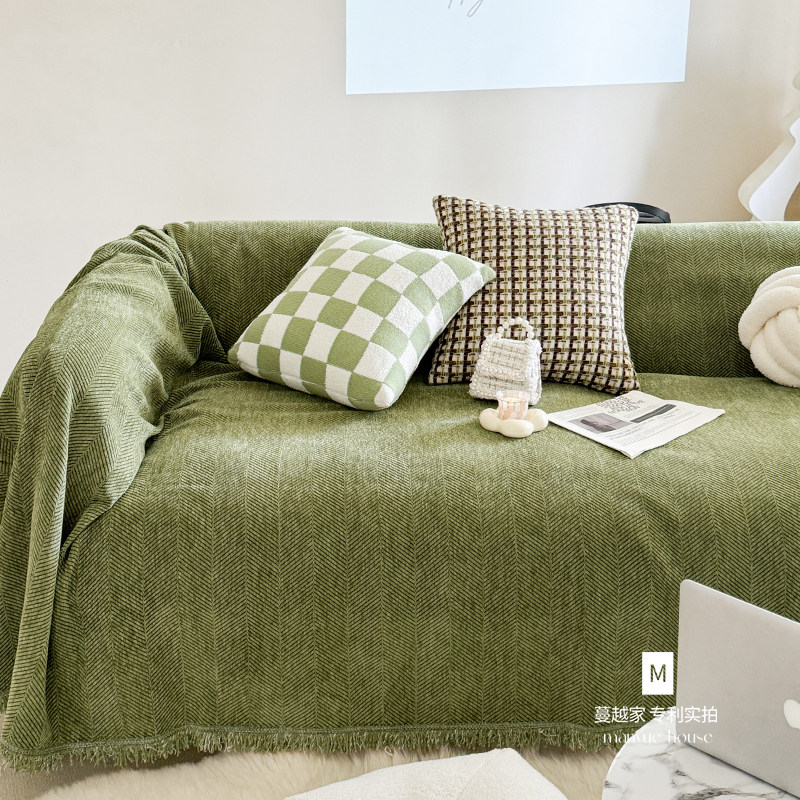 蔓越家 班纳 一片式防猫抓雪尼尔沙发巾沙发套罩子沙发垫全包全铺,居家布艺,沙发套,淘宝优惠券,粉丝福利购,淘宝优惠卷