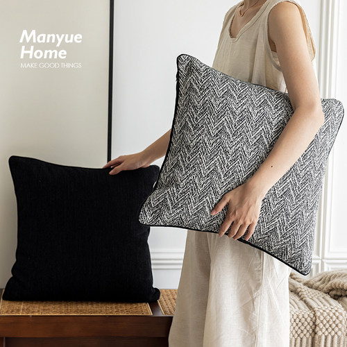 蔓越家简约样板间装饰抱枕不含芯