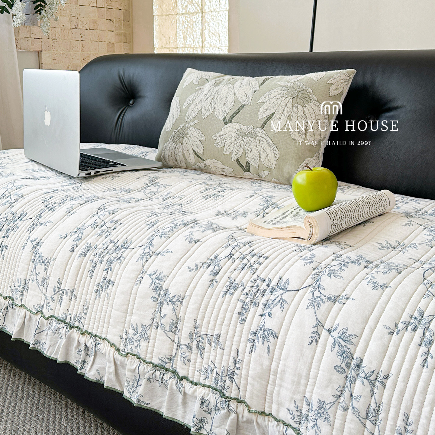 蔓越家 纯棉水洗棉 客厅全棉沙发垫布艺沙发套罩靠背巾垫布坐垫,居家布艺,沙发垫,淘宝优惠券,粉丝福利购,淘宝优惠卷