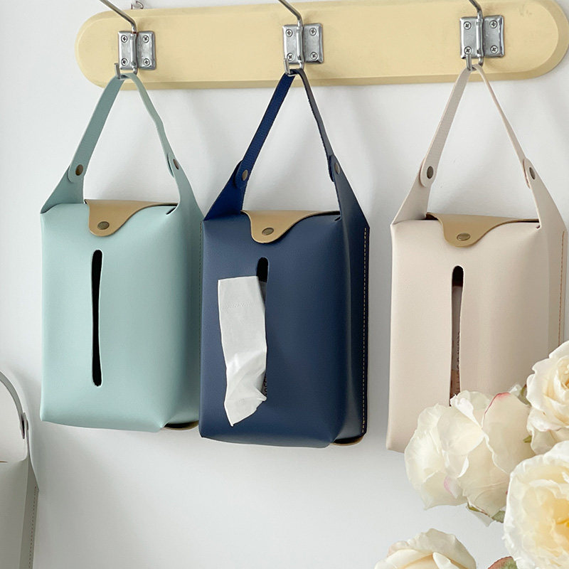 蔓越家 ins简约皮革纸巾盒客厅抽纸收纳盒车载悬挂纸巾袋抽纸盒,居家布艺,靠垫/抱枕,淘宝优惠券,粉丝福利购,淘宝优惠卷