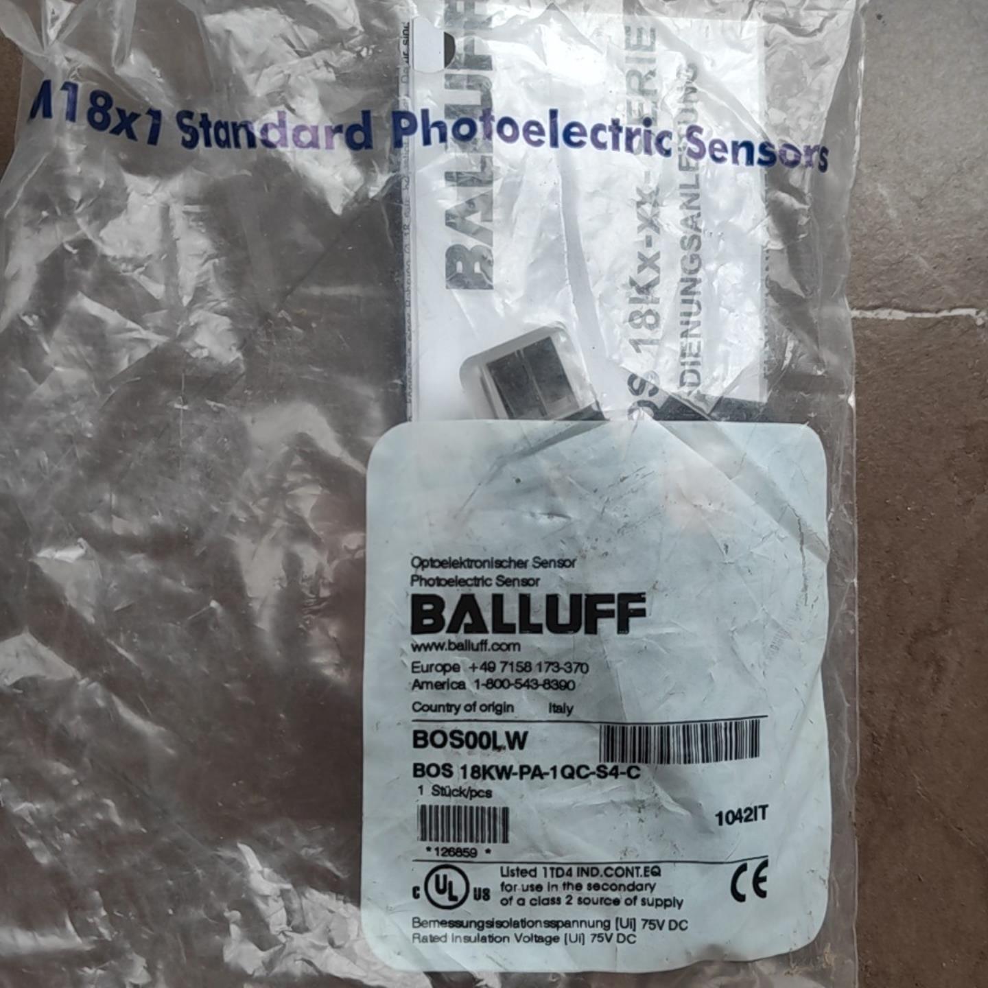 BALLUFFBOS00LW巴鲁夫镜面反射传感器BO(雅子机械）