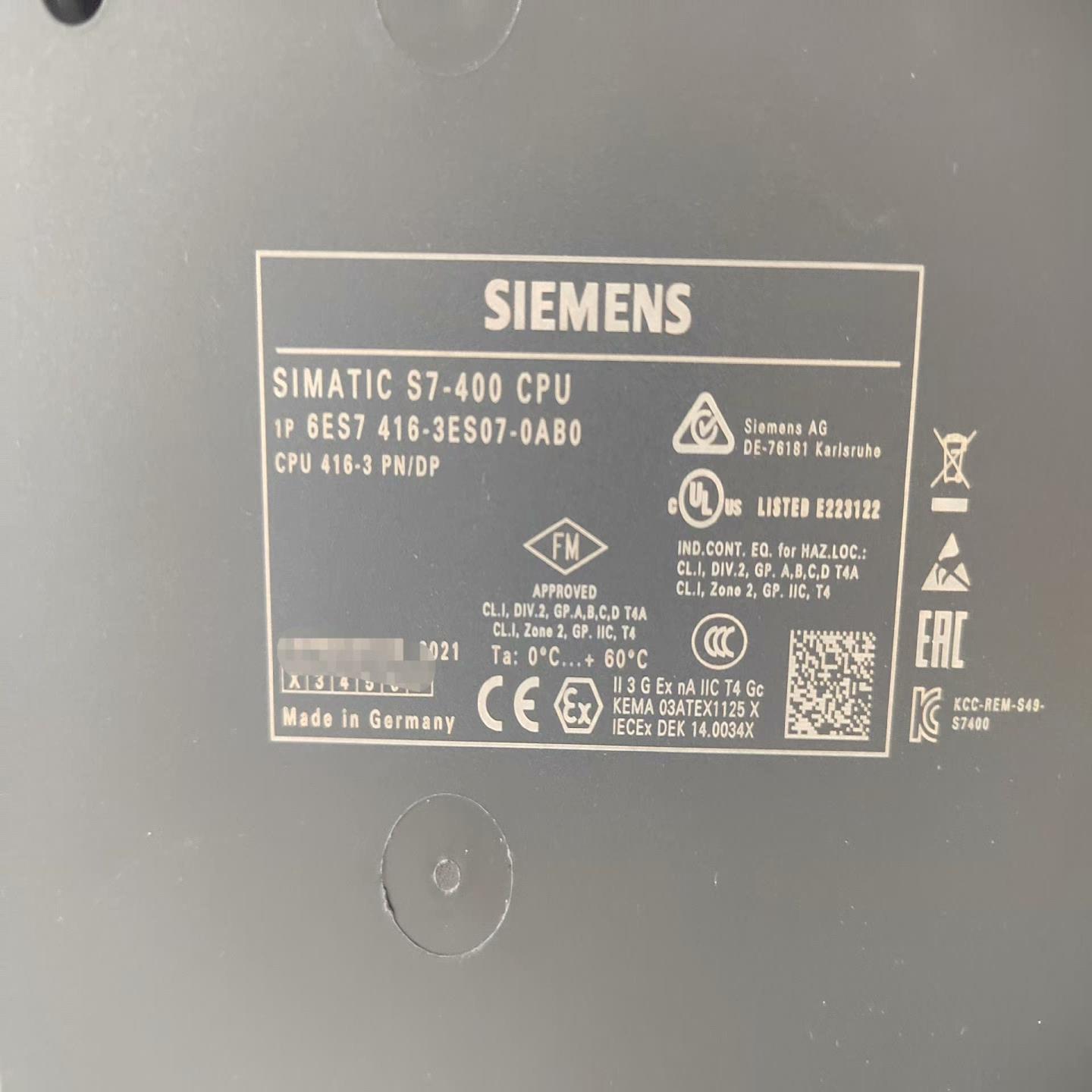 6ES7416-3ES07-0AB0(雅子机械）