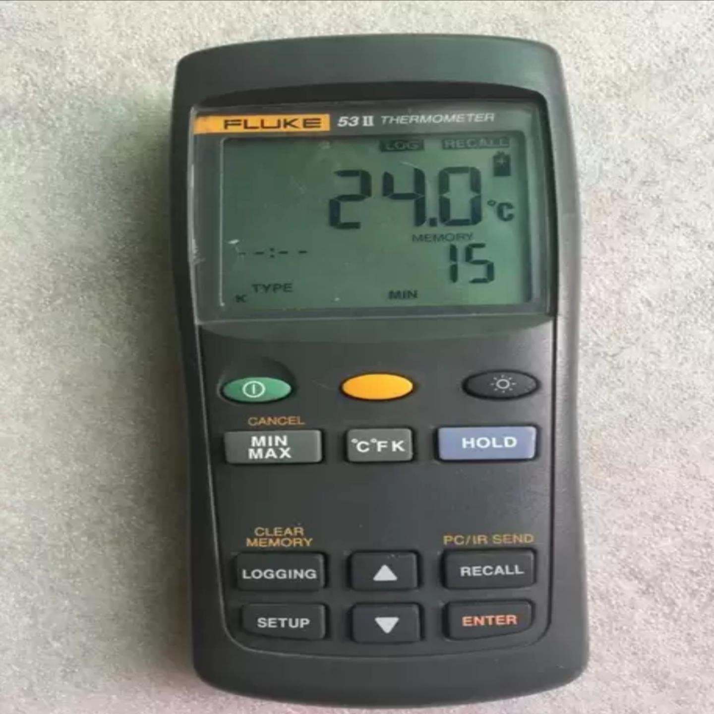 FLUKE福禄克F51Ⅱ接触式测温仪53-2手持式温度表(雅子机械）