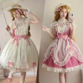 悸樱春弦.纯棉JSK墙叔原创Lolita纯色 墙叔原创