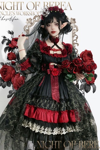 柏莉娅之夜SP现货掉落原创连衣裙