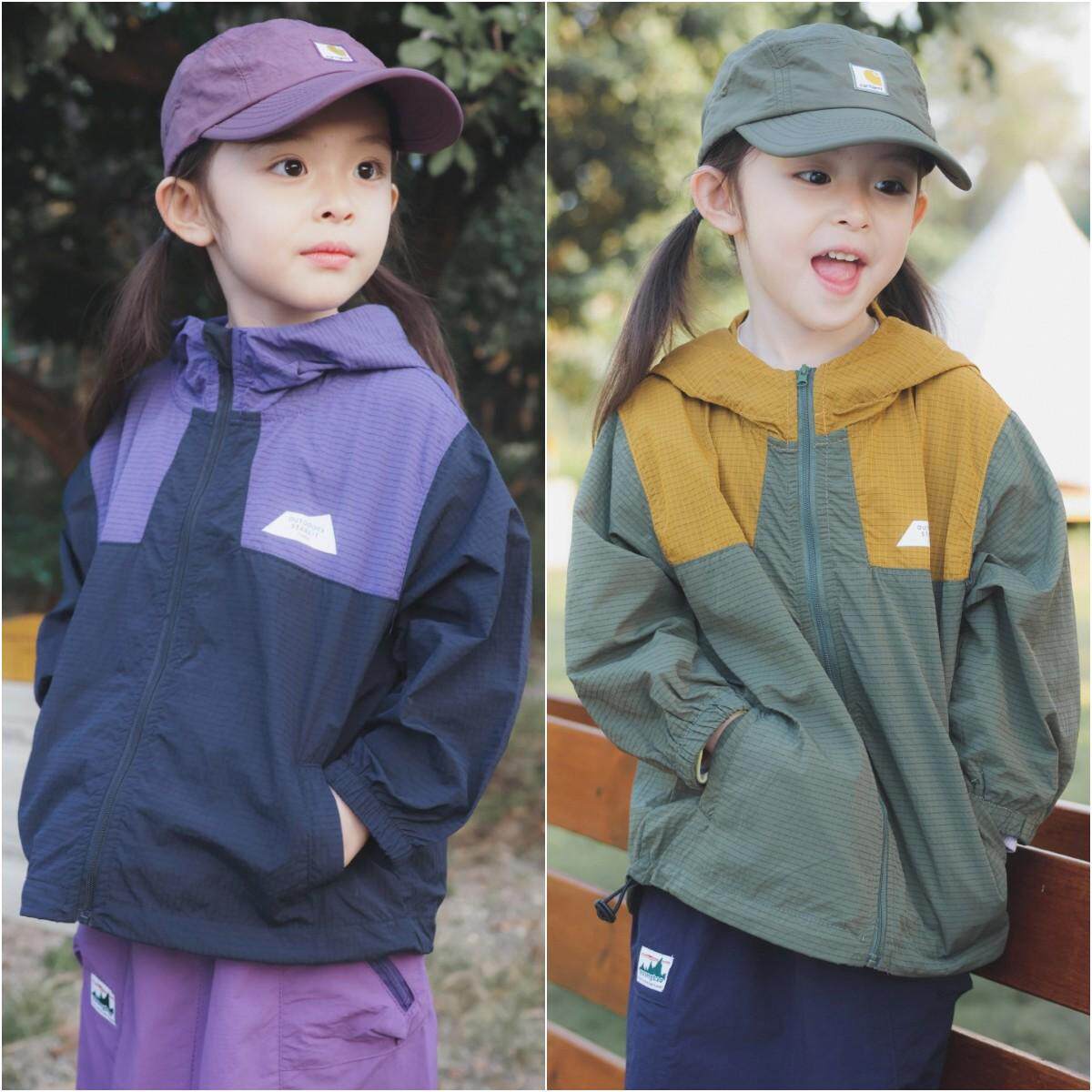 儿童冲锋衣25春季新品男女童户外软壳轻薄外套中大童防风防水露营