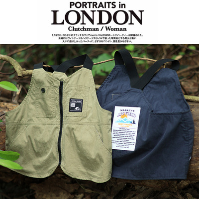 山系户外童装26春夏季款儿童工装机能风马甲男童轻薄背心外穿马夹