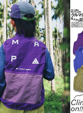 山系童装儿童马甲2026夏新款男中大童百搭马甲上衣户外露营风外套