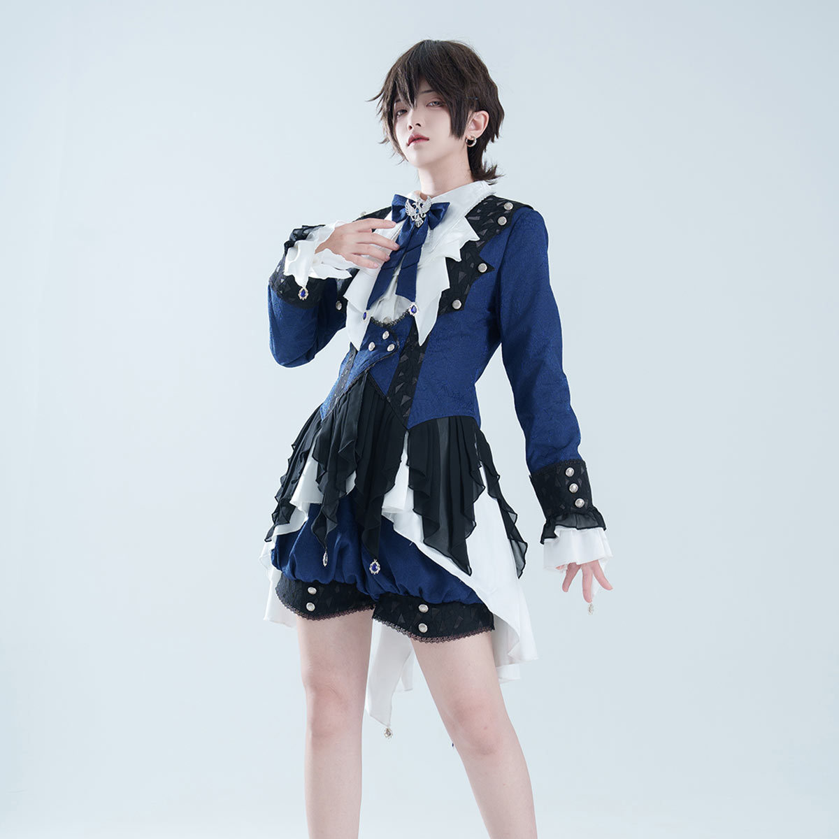 原创克里斯恶之子洛丽塔女外套长袖连衣裙裤子Lolita正太王子套装