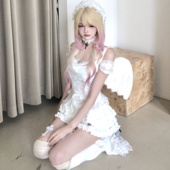 次时代 蕾丝一字肩纯欲吊带背心女内搭外穿性感美背＋十字架短裙