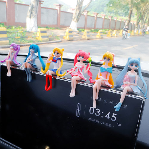 新款美少女战士汽车网红摆件车载中控台装饰品车载车内饰品创意