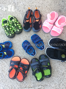 NewBalanceNB小中大男女儿童休闲运动拖凉鞋K2031HPKP/IO650AE/AD