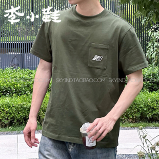 New Balance圆领纯色向心生活简笔画短袖T恤AMT42336-CIC/KOU/SL1