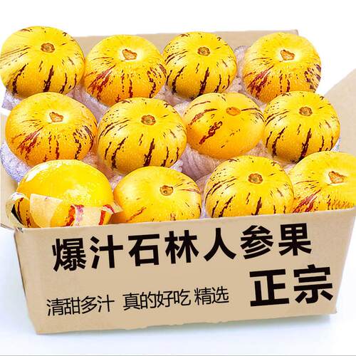 新鲜石林人参果新鲜云南圆果人生果娃娃果七彩黄肉水果整箱树上熟