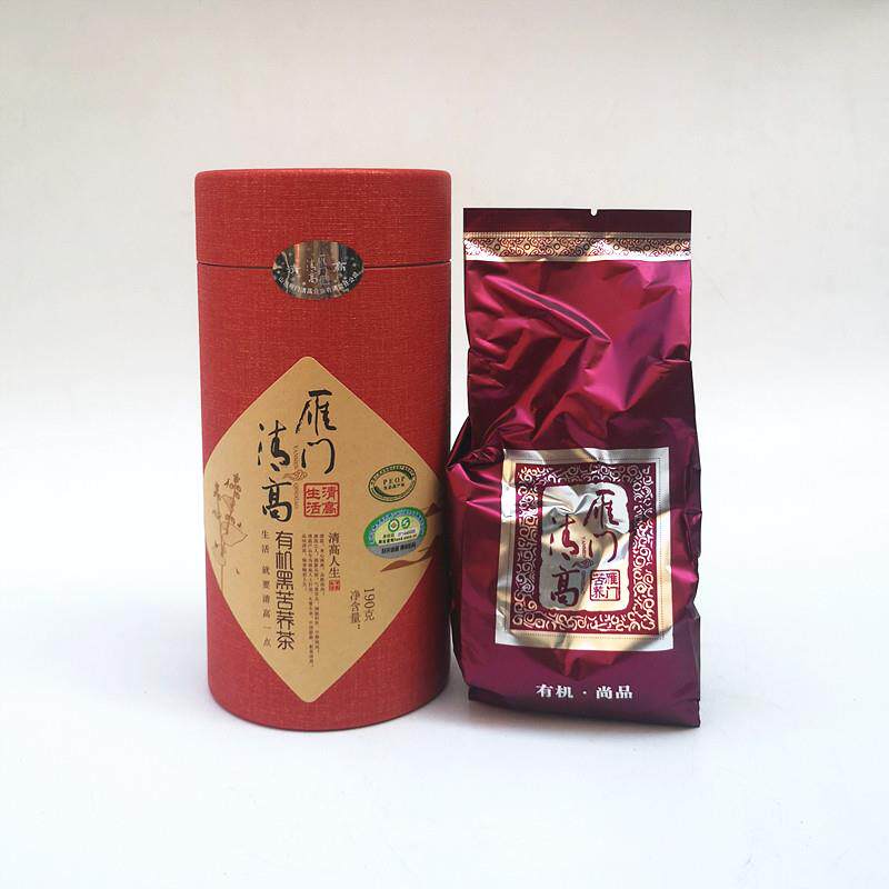 大同有机黑苦荞麦茶190克 山西特产 罐装