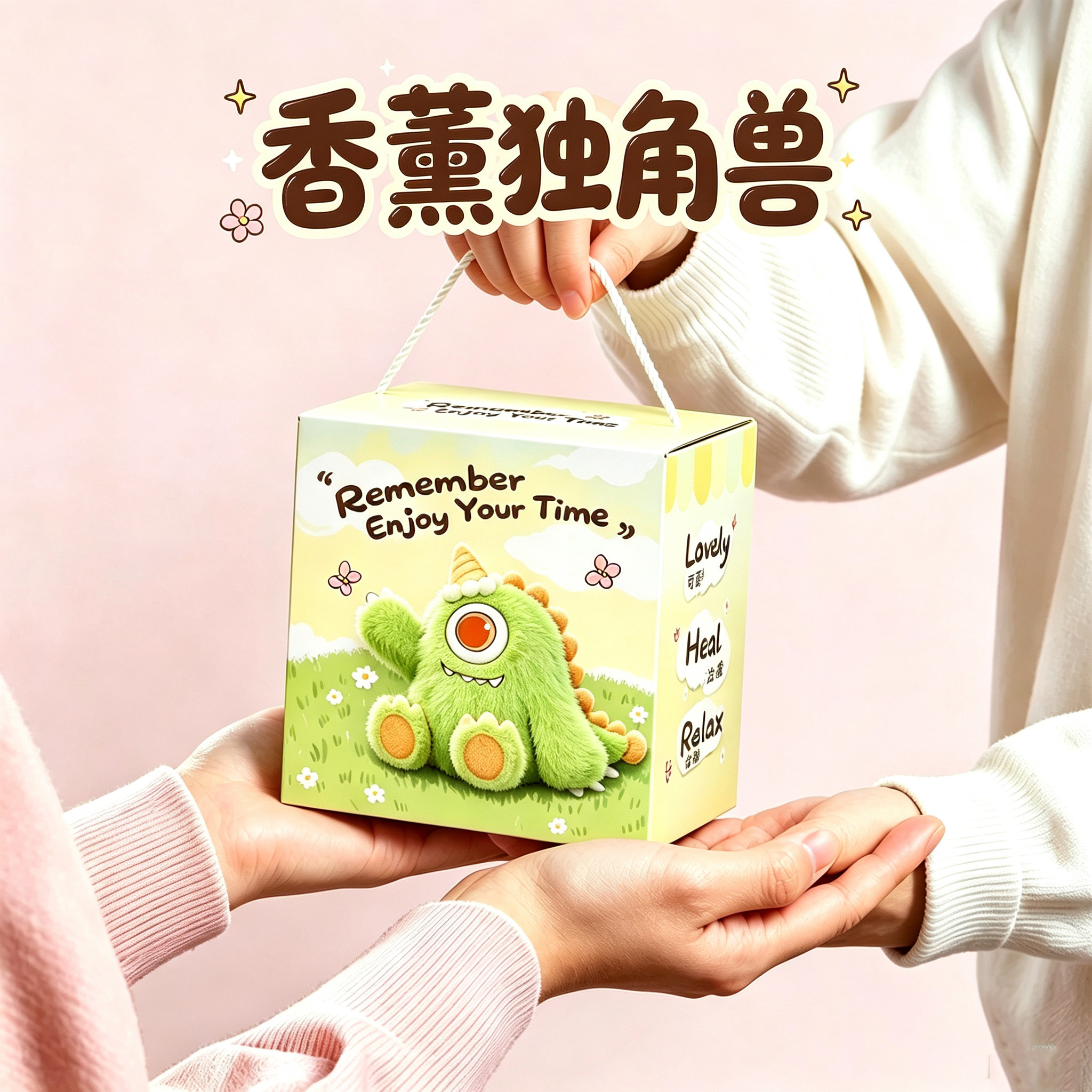 七夕送女友香薰娃娃礼盒