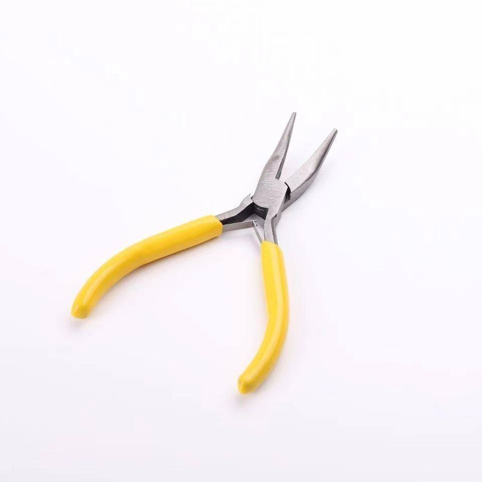 小钳子迷你钳4.5寸多功能弯嘴钳穿珠diy饰品钳手工钳珠宝钳红黑,五金/工具,弯嘴钳,淘宝优惠券,粉丝福利购,淘宝优惠卷