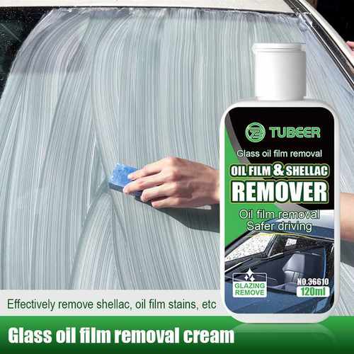 拓比特汽车玻璃油膜去除剂前档玻璃驱水抛光去除玻璃油污水痕清洗
