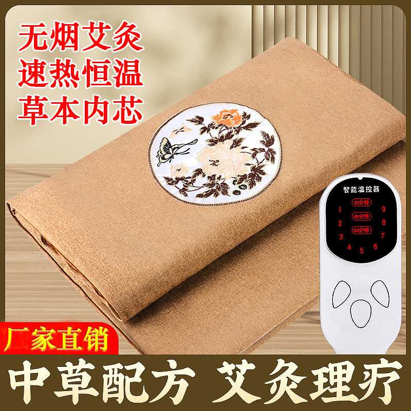 电加热艾灸垫全身艾灸热敷垫 家用艾灸床 源头厂家承接艾灸毯