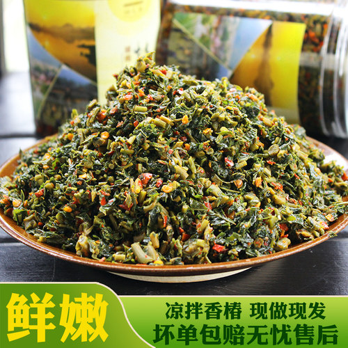 新鲜香辣凉拌香椿芽嫩芽开胃春芽