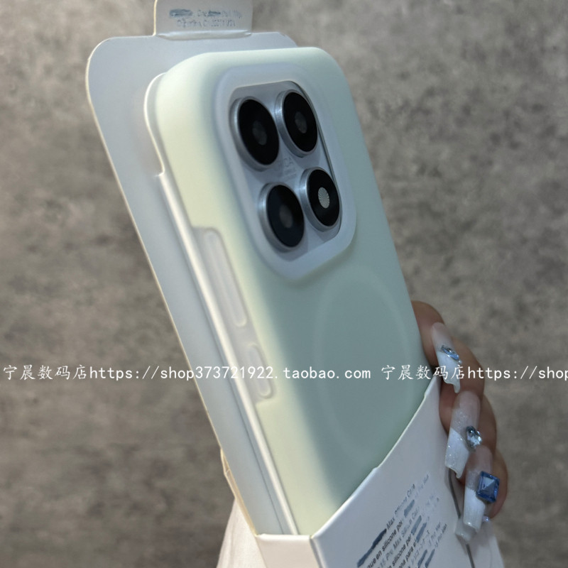 适用小米17磁吸17pro果冻17promax液态硅胶全包手机壳保护套15无线充14个性红米k80软糯至尊版简约防摔新13潮