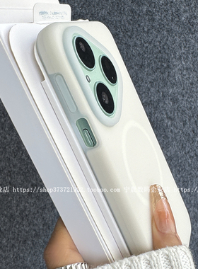 适用pura80华为pura80pro磁吸pura80pro+果冻pura80ultra液态硅胶至尊版手机壳加厚耐脏冷淡风米白色肤感
