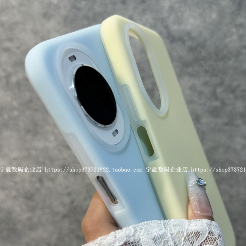 适用nova14手机壳华为nova14pro液态硅胶nova14ultra至尊版果冻保护套婴儿蓝baby奶蓝色网红ins