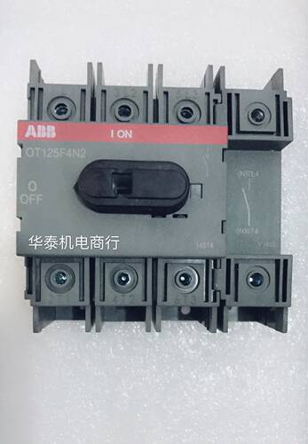 原装 ABB 隔离开关 OT125F4N2 125A 四极 底板及DIN导轨安装