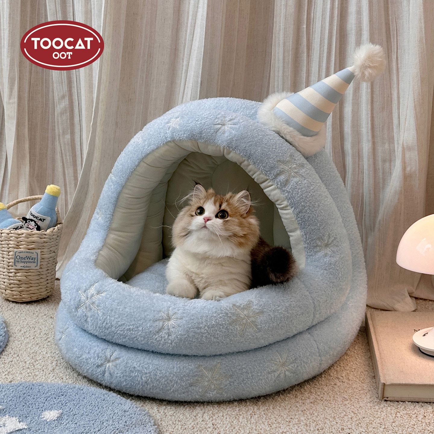 芝小麻TOOCAT雪屋蒙古包猫窝半封闭式宠物窝冬天保暖猫窝狗窝猫床,宠物/宠物食品及用品,猫窝/屋/帐篷/沙发,淘宝优惠券,粉丝福利购,淘宝优惠卷