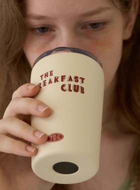 The Breakfast Club早餐俱乐部原创奶黄随身杯复古美式