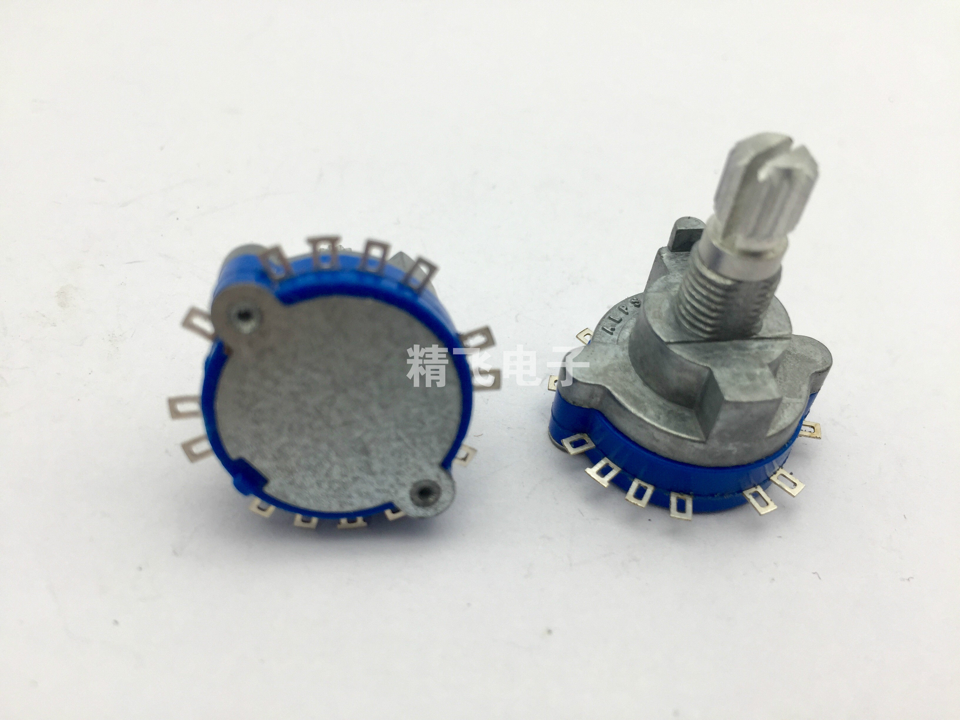 ALPS阿尔卑斯SRRN6接点对应竖型波段开关单层2刀6档旋转360度15锯