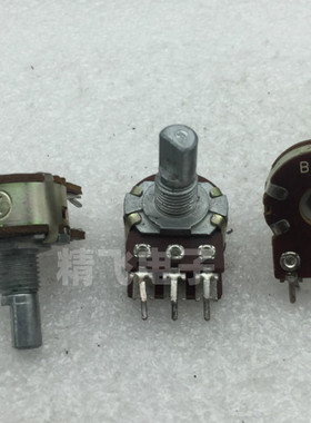 F牌RK16双联电位器B10K*2轴长15MM