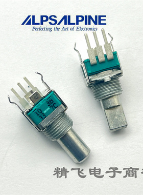 原装ALPS日本 RK09L11400精密电位器B10K带中点定位柄长15mm