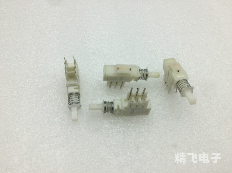 日本ALPS阿尔卑斯SPUN自锁开关2电路数6脚长脚