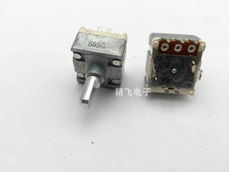 日本ALPS阿尔卑斯RK20B单联电位器300欧16定位轴长16MM