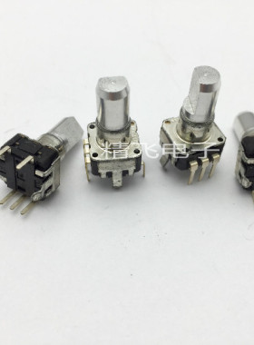 日本MITSUMI美上美EC09型编码开关24定位24脉冲数 柄长15mm