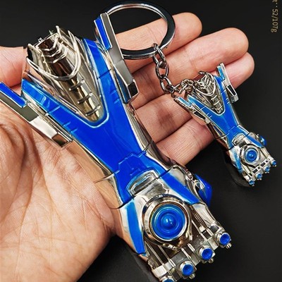 和平吃鸡精英大号破风机械拳套模型金属MG3妹控MK14挂件P90钥匙扣