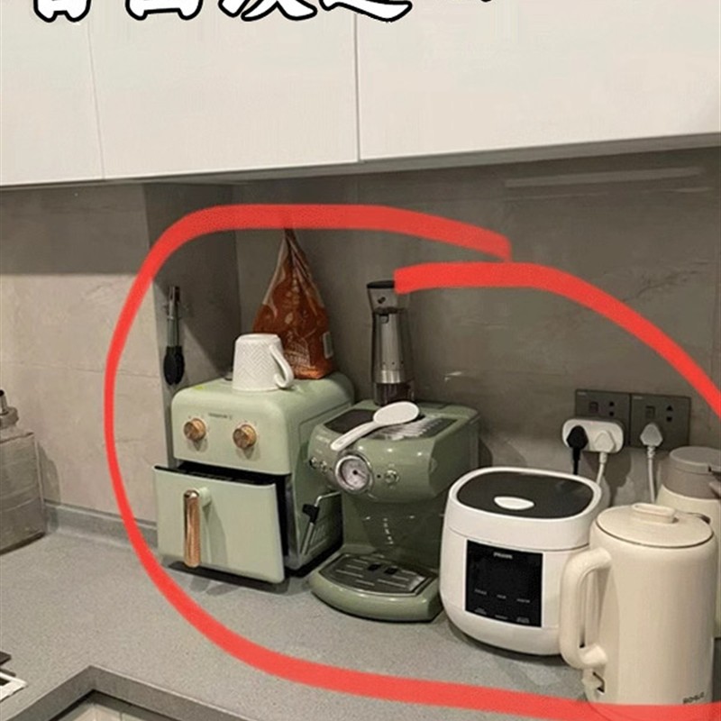 台面改造成功可伸缩厨房微波炉置物架家用台面电饭煲收纳架碗架