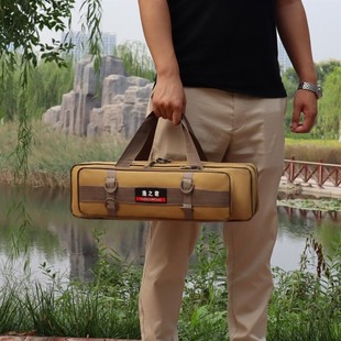 短节钓竿收纳包垂钓小渔竿包渔具包可携式海竿路亚竿路亚竿多功能