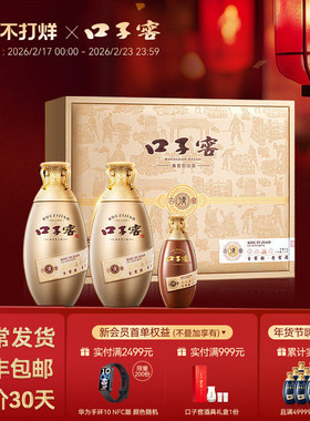【年货礼盒】口子窖古窖清礼盒50度500mL*2瓶 安徽白酒送礼送长辈
