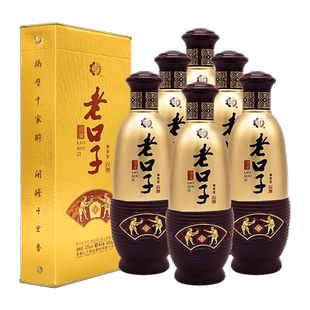 口子窖濉溪老口子42度450ml*6瓶 纯粮食白酒口粮酒整箱官方旗舰店