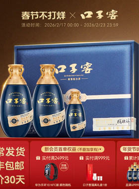 【年货礼盒】口子窖古窖元礼盒50度500mL*2瓶 安徽白酒送礼送长辈