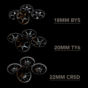 BY5 TY6 CR5D ARKEDGE轮毂漂移 20mm 24轮毂RC 18mm 22mm 蚊车1