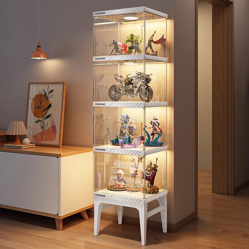 买！柜脚设计高清透手办展示柜