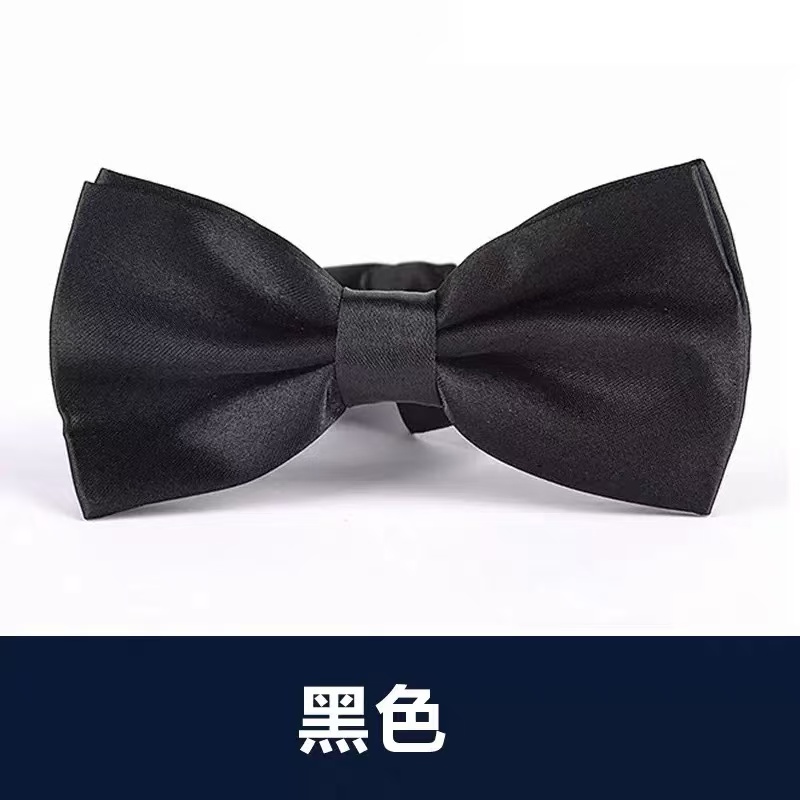 黑色领结男商务婚礼新郎伴郎